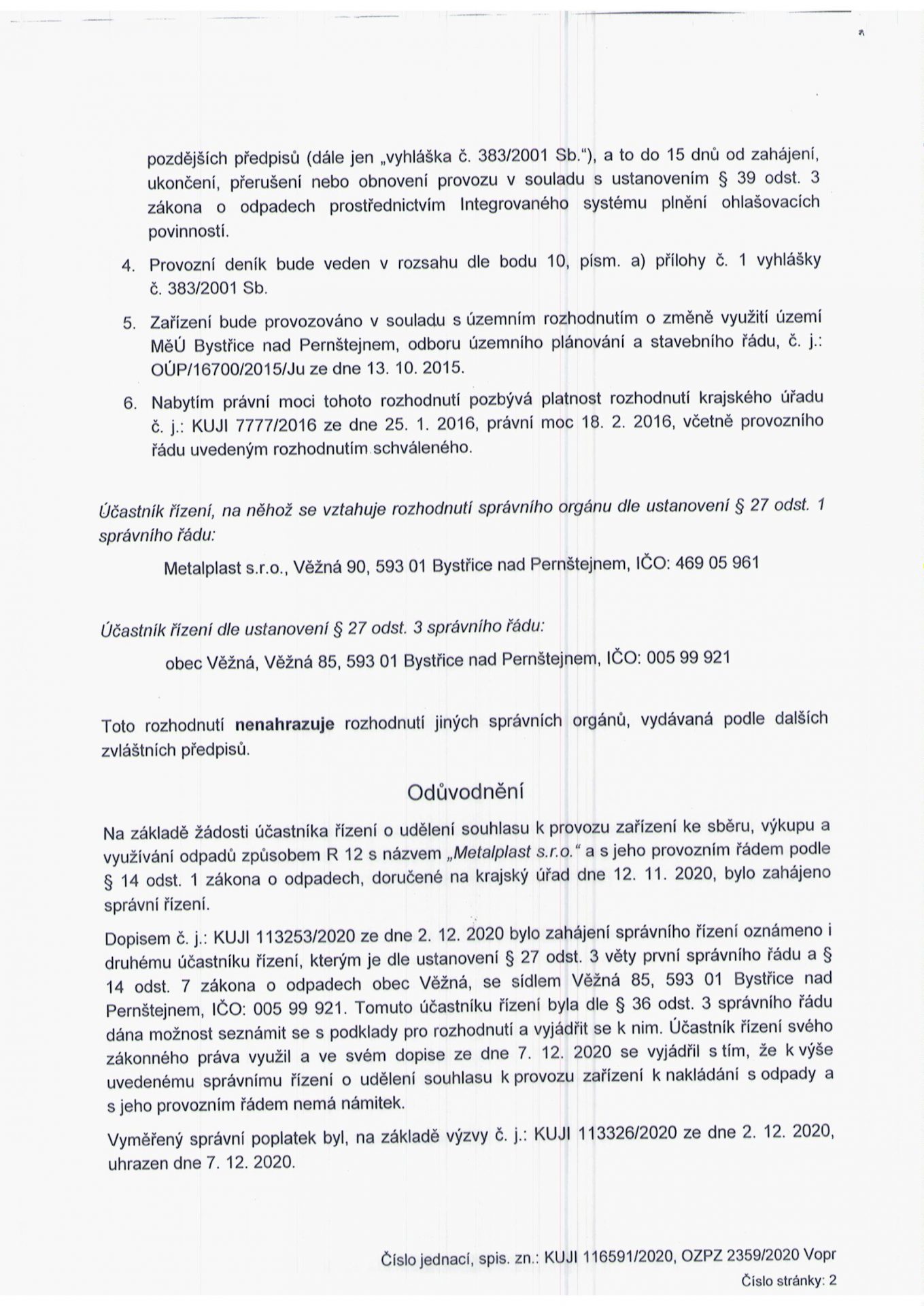 Metalplast bystřice nad pernštejnem Metalplast bystřice nad pernštejnem
